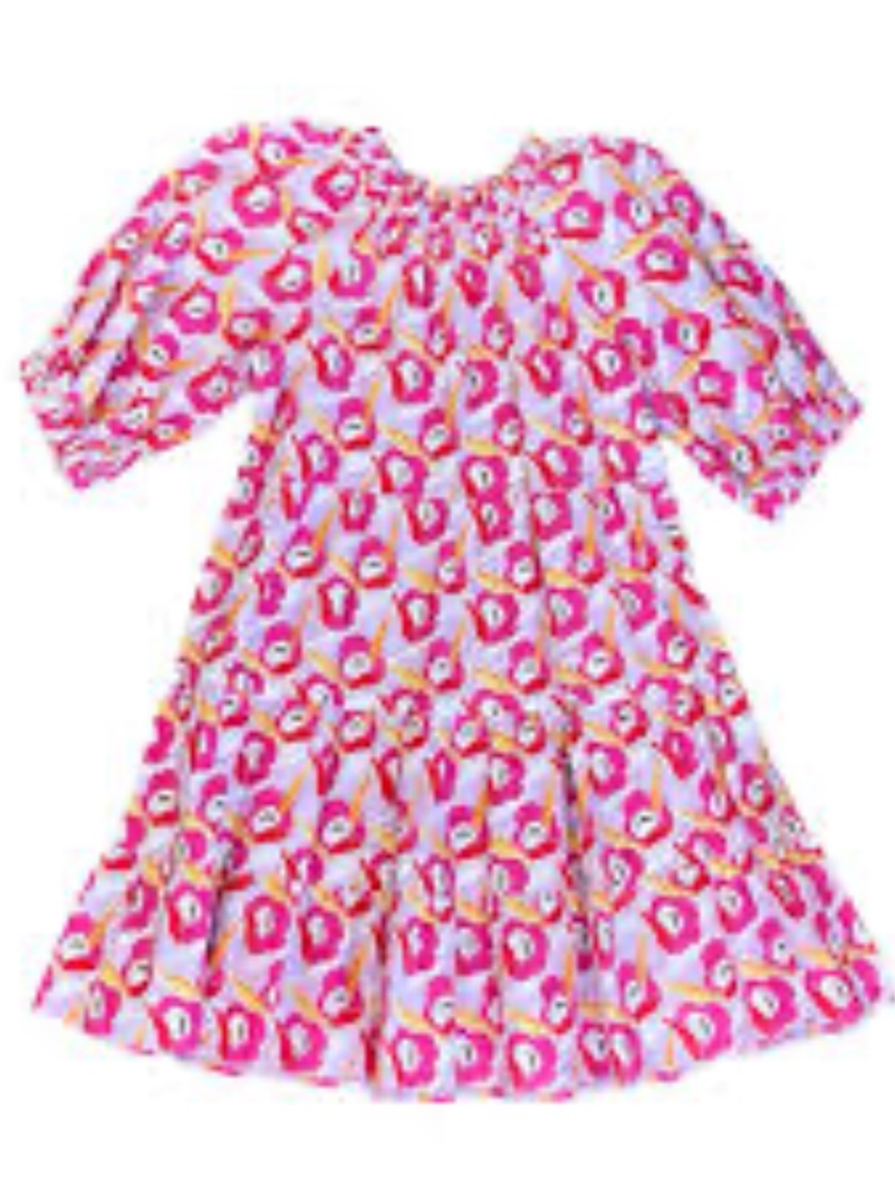 NWT Zara 7 Girl’s Floral Tiered Dress - Picture 2 of 12